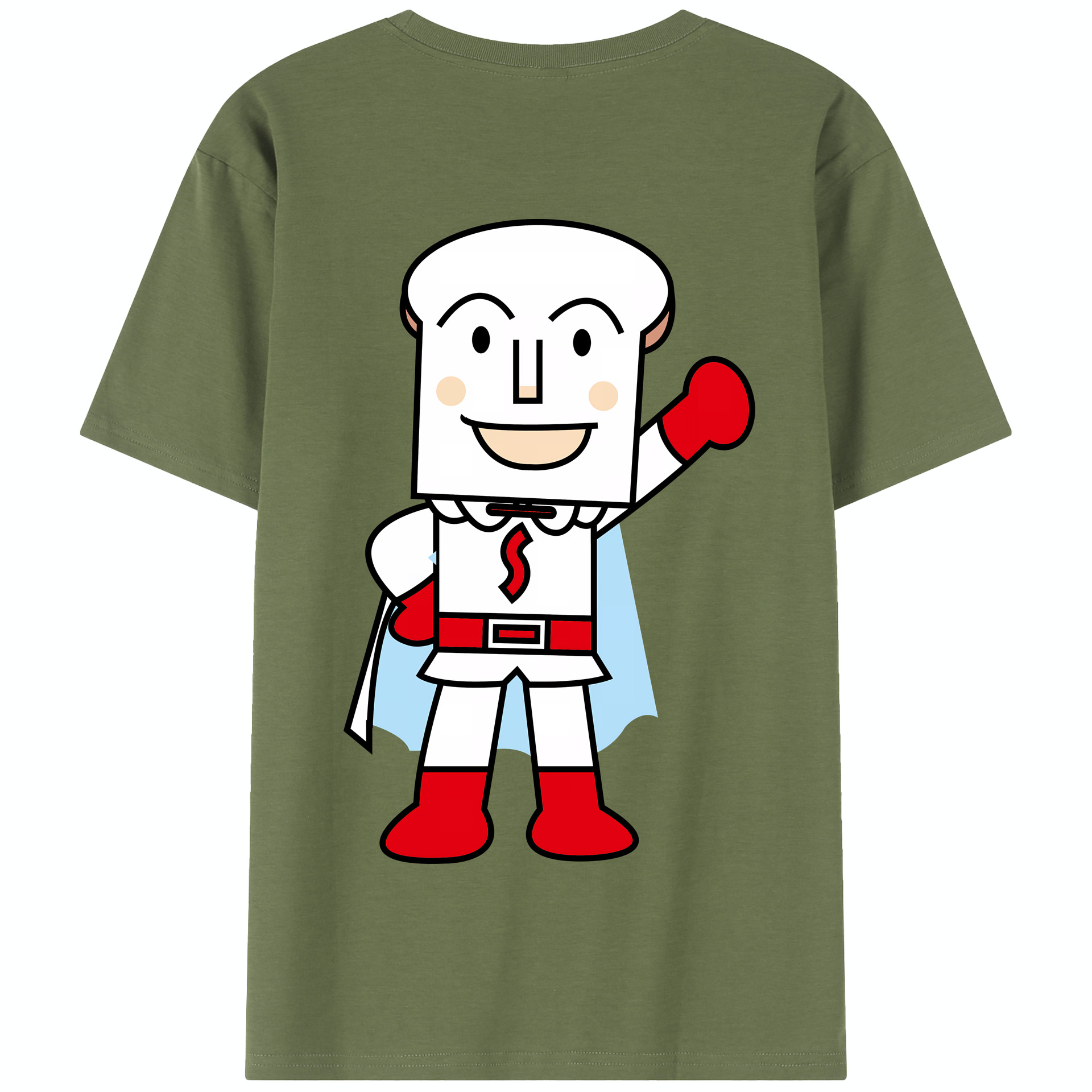 （画像用） アンパンマン Anpanman 綿100％半袖Tシャツ（背面プリント）